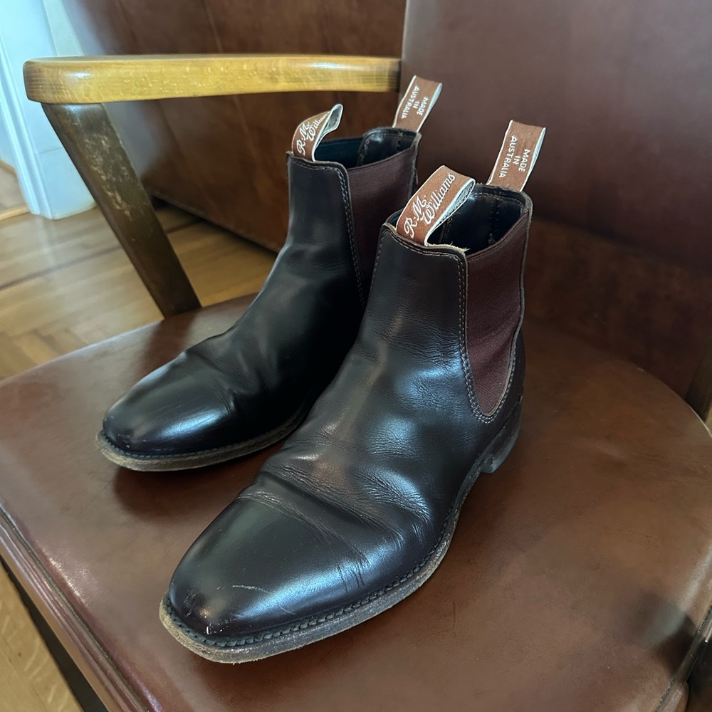 R.M. Williams Dark Brown Leather Boots